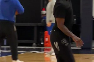 歐文今日訓(xùn)練情況，看起來(lái)好很多了??！期待他的回歸??